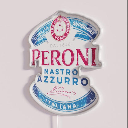 Peroni Nastro Azzurro Italy Rgb Led Neon Sign Bar Wall Decor - Shineneon