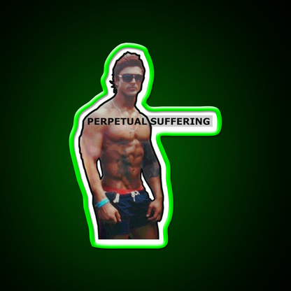 Perpetual Suffering Gym Fitness Led Neon Sign Rgb Color