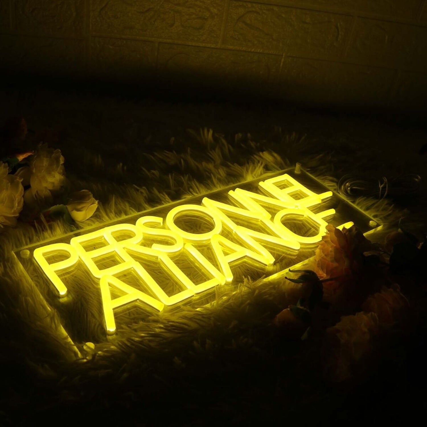 Persinnel Alliance Yellow Led Neon Sign - Shineneon