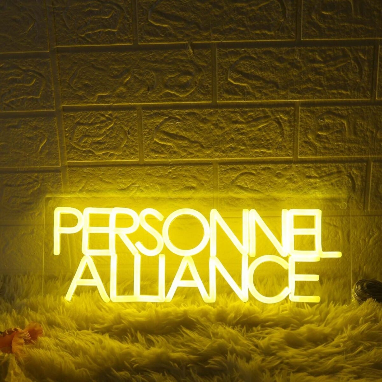 Persinnel Alliance Yellow Led Neon Sign - Shineneon