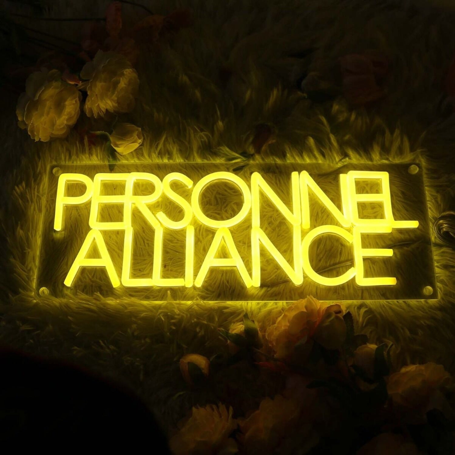 Persinnel Alliance Yellow Led Neon Sign - Shineneon
