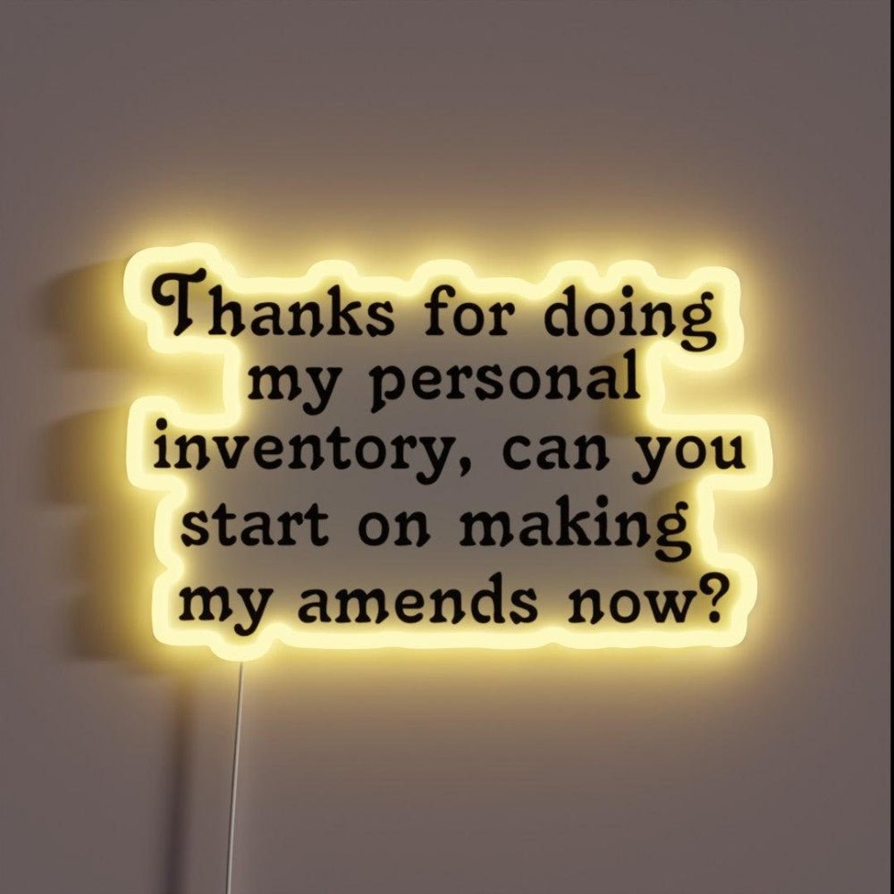 Personal Inventory Rgb Led Neon Sign - Shineneon