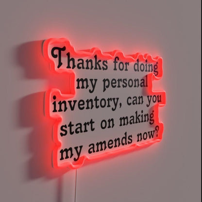 Personal Inventory Rgb Led Neon Sign - Shineneon