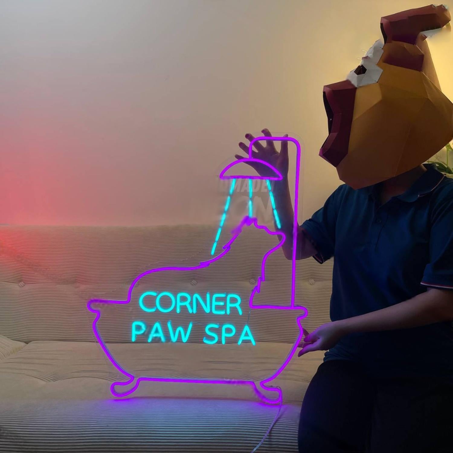 Personalizable Dog Spa Led Neon Sign Dog Led Neon Sign | Shineneon