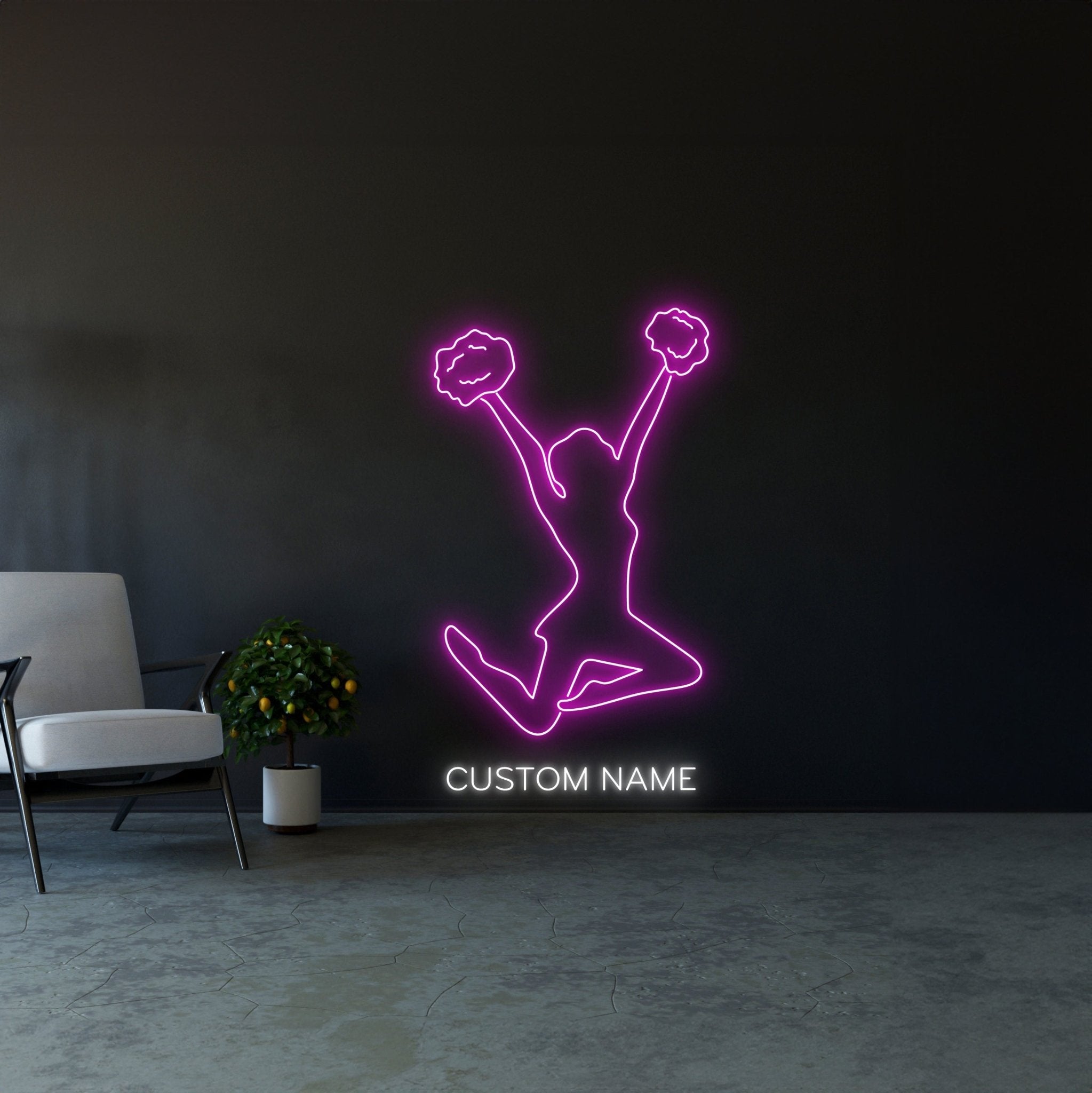 Personalized Cheerleading Neon Sign - Shineneon