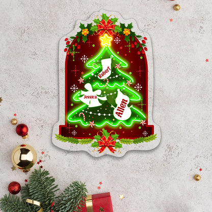 Personalized Family Tree Name Acrylic Led Neon Sign | Shineneon