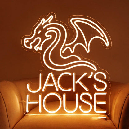 Personalized House Name Dragon Led Neon Sign | Shineneon