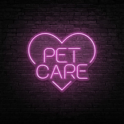 Pet Care Led Neon Sign | Shineneon