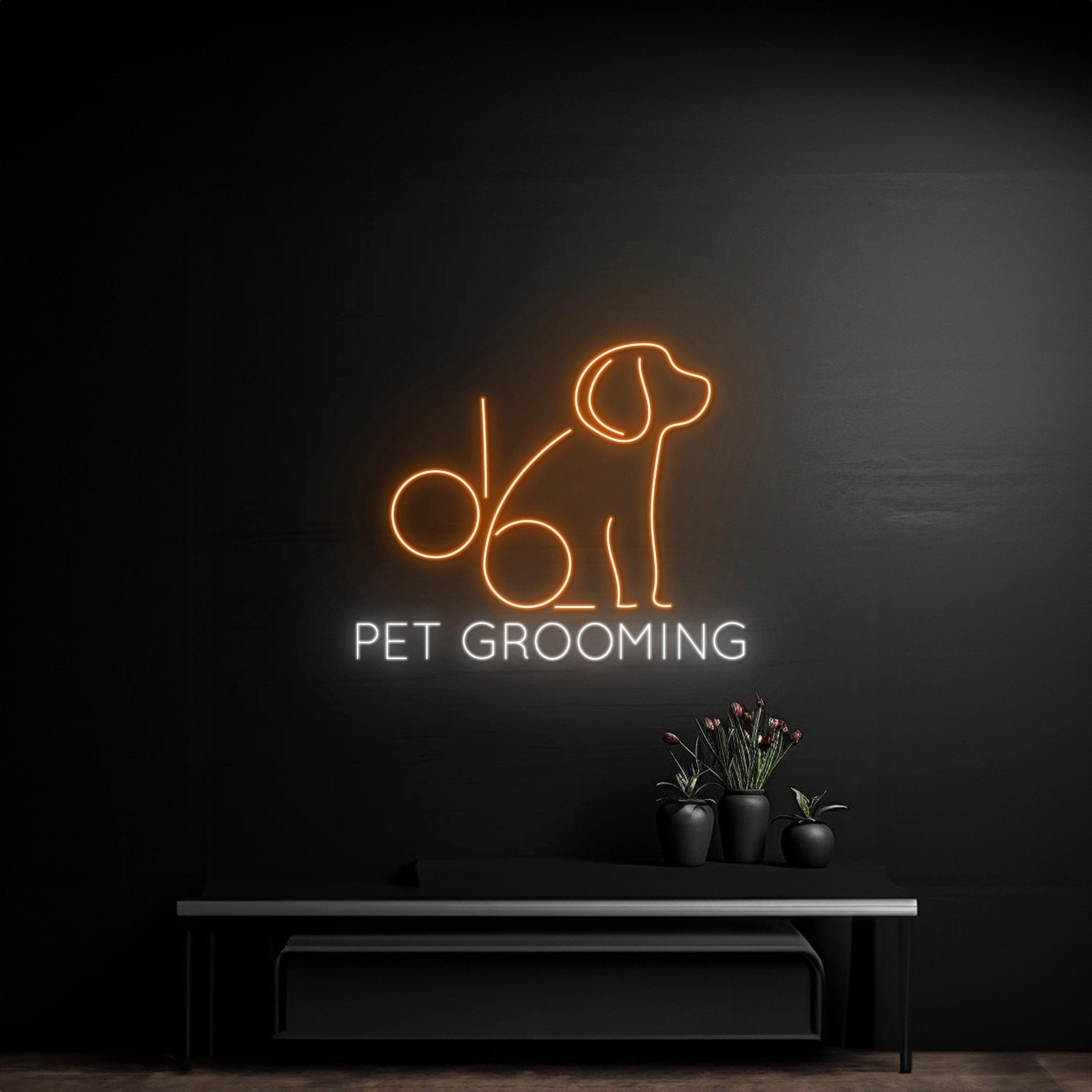 Pet Grooming Led Sign Pet Salon Led Light - Shineneon