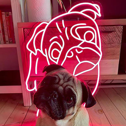 Pet Led Neon Sign With Your Pets Photo For Pets House | Shineneon
