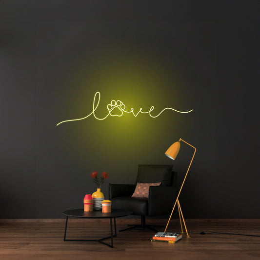 Pet Love Neon Sign