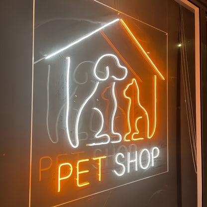 Pet Shop Add A Touch Of Neon Love To Your Space | Shineneon