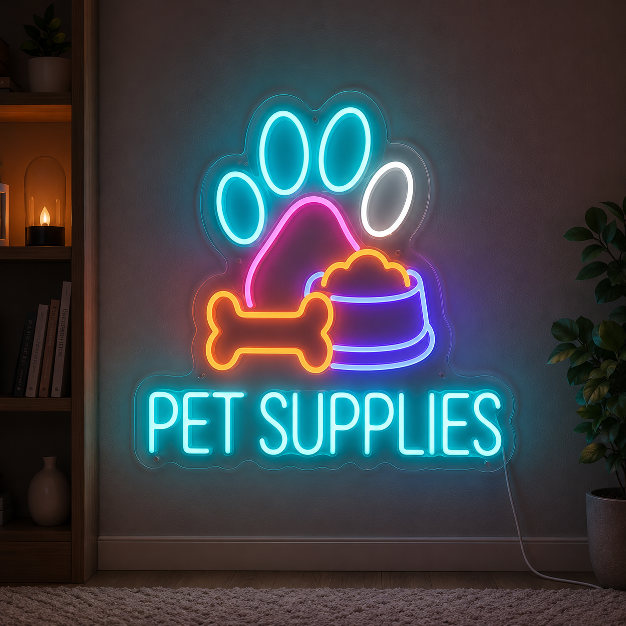Pet Supplies LED Neon Sign - 01 Original Product Image