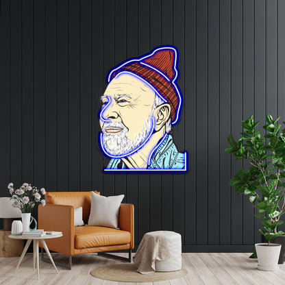 Pete Seeger Artwork Led Neon Signs Custom