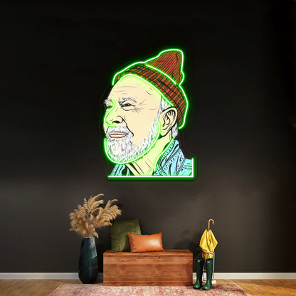 Pete Seeger Artwork Led Neon Signs Custom