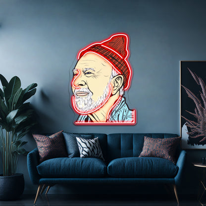 Pete Seeger Artwork Led Neon Signs Custom