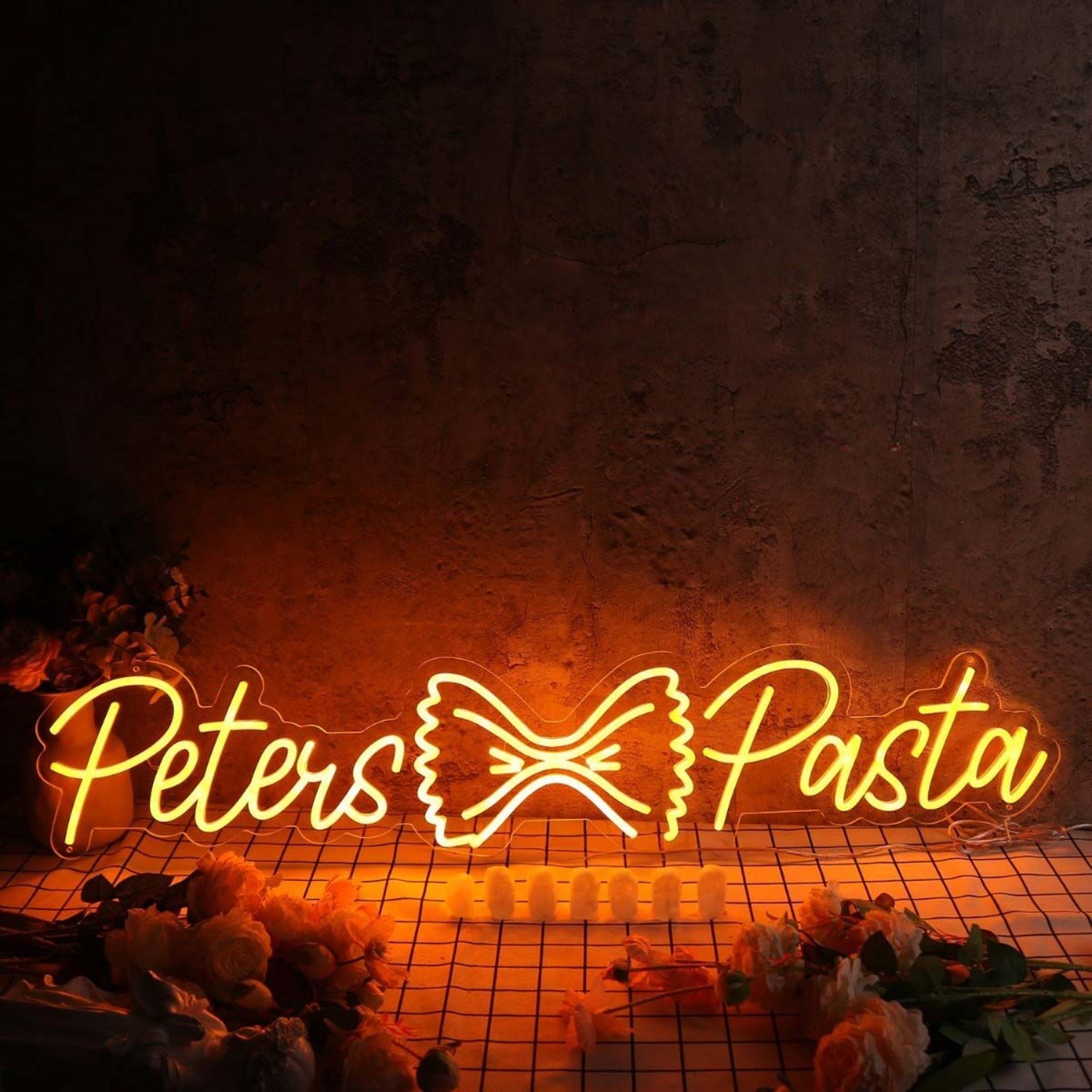 Peters Pasta Orange Led Neon Sign - Shineneon