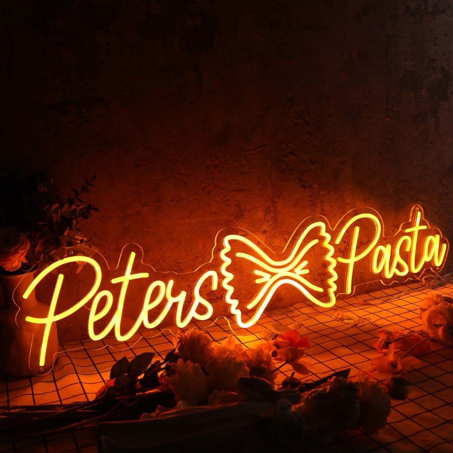 Peters Pasta Orange Led Neon Sign - Shineneon