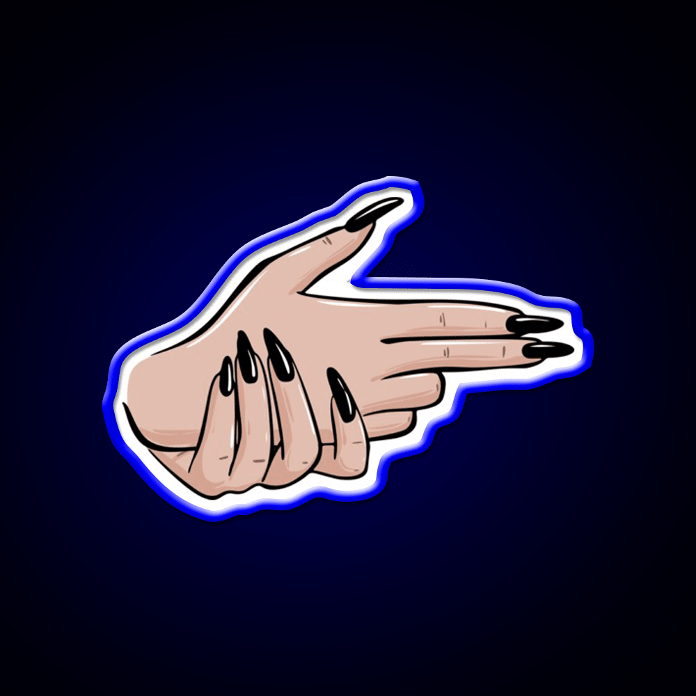 Pew Pew Nail Salon Led Neon Sign Rgb Color - Shineneon