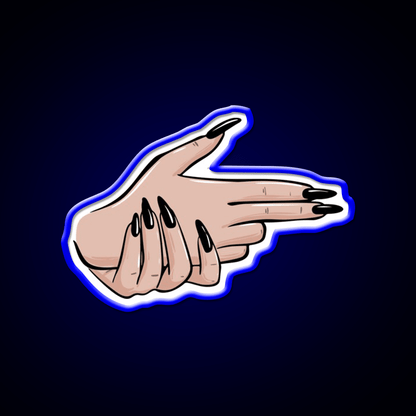 Pew Pew Nail Salon Led Neon Sign Rgb Color - Shineneon