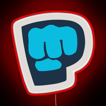 Pewdiepie Brofist Logo Rgb Led Neon Sign Pop Wall Art - Shineneon