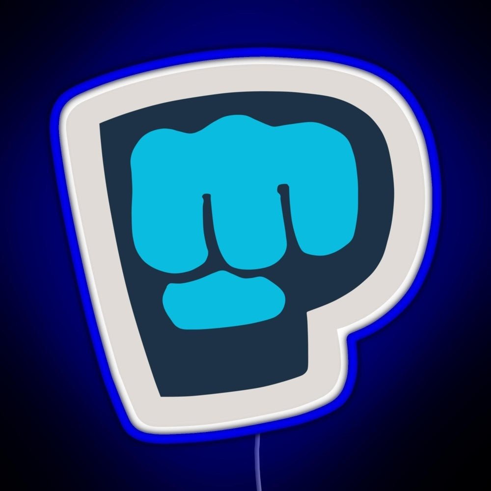 Pewdiepie Brofist Logo Rgb Led Neon Sign Pop Wall Art - Shineneon