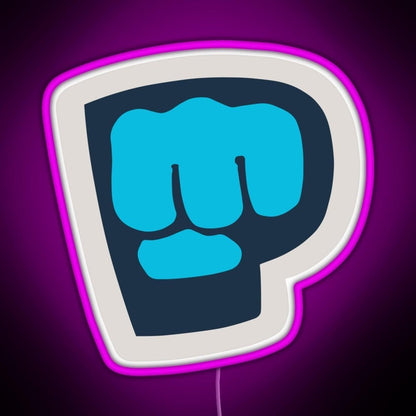 Pewdiepie Brofist Logo Rgb Led Neon Sign Pop Wall Art - Shineneon