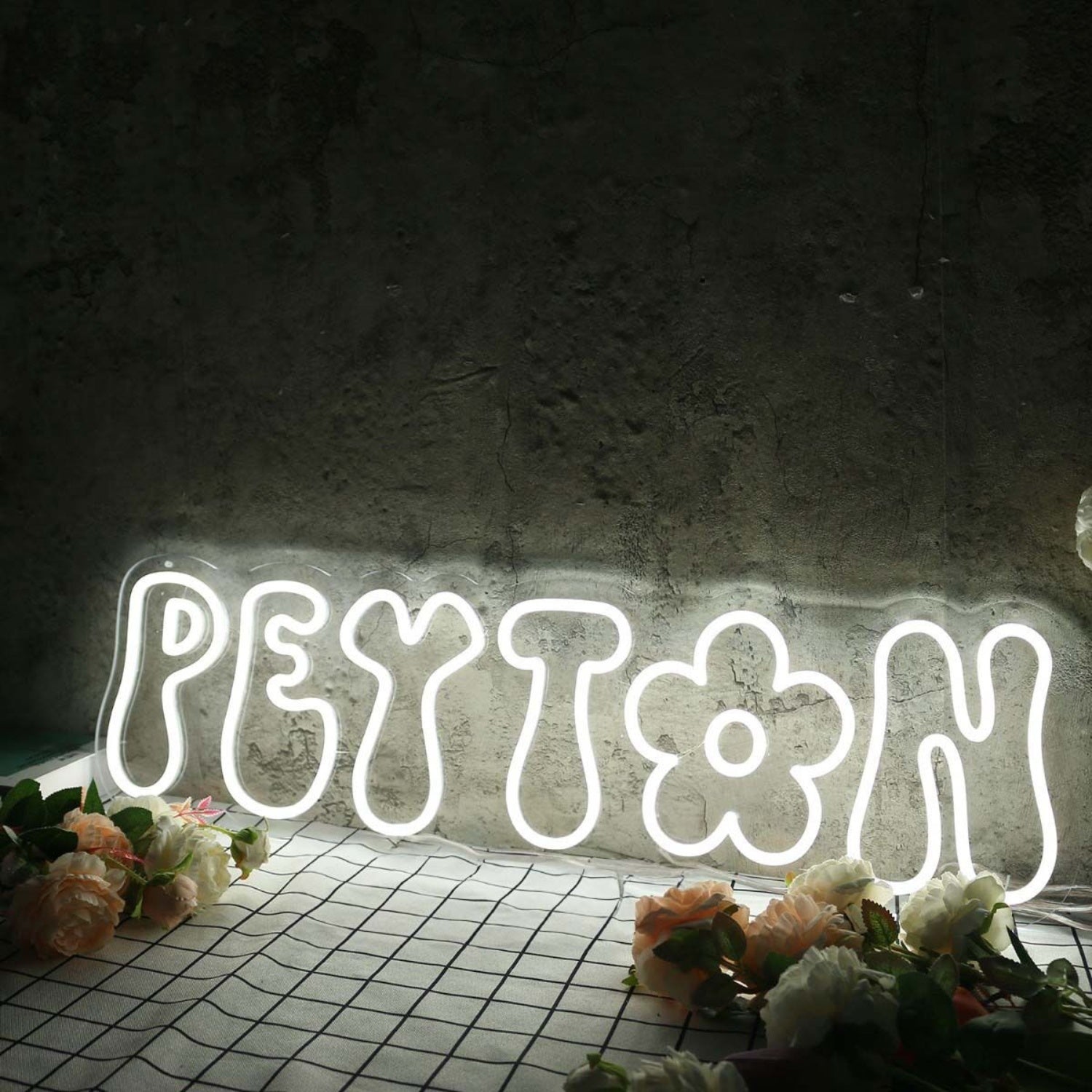 Peyton White Custom Led Neon Sign - Shineneon