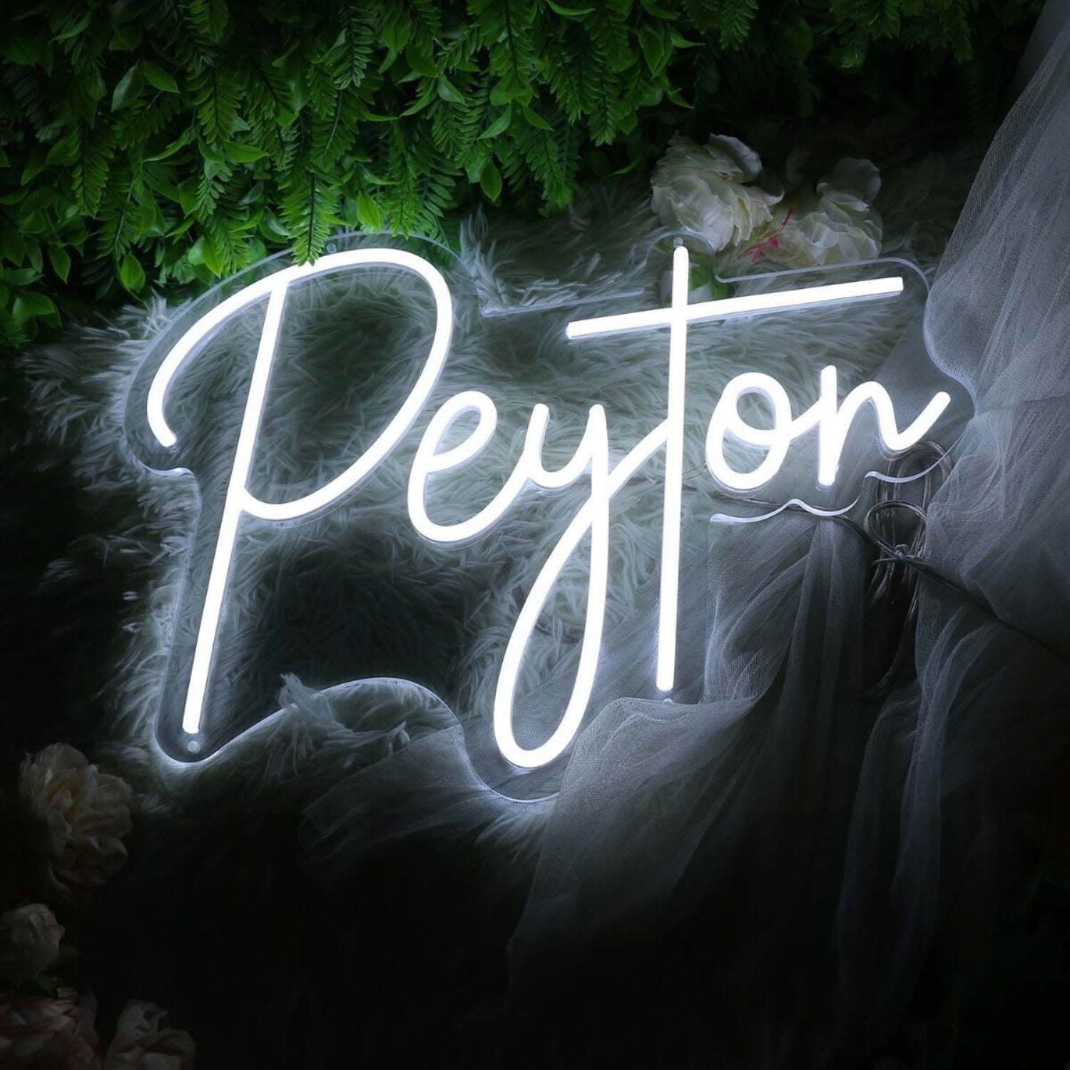 Peyton White Led Neon Sign - Shineneon