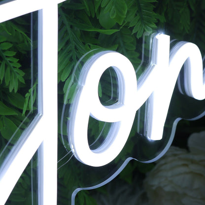 Peyton White Led Neon Sign - Shineneon