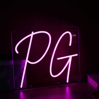 Pg Purple Led Neon Sign - Shineneon