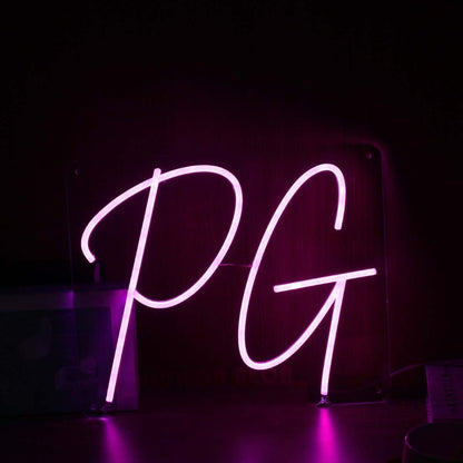 Pg Purple Led Neon Sign - Shineneon