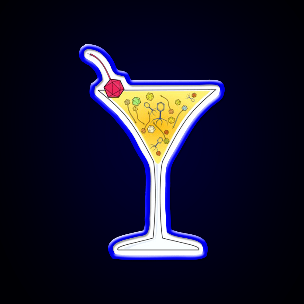 Phage Cocktail Orange Cocktail Bar Decor Led Neon Sign Rgb Color - Shineneon