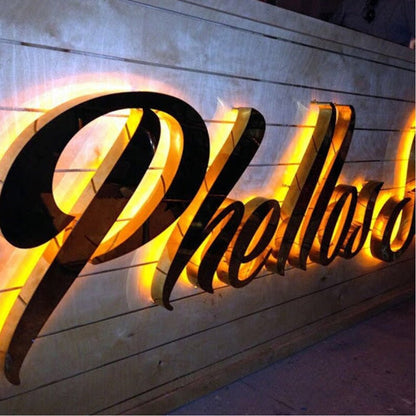 Phellos 3D Backlit Channel Letters Led Light Sign - Shineneon