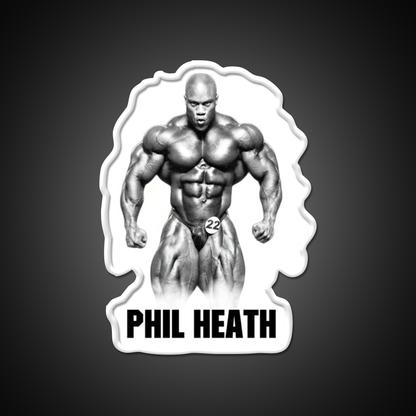 Phil Heath Bodybuilder Gym Fitness Led Neon Sign Rgb Color