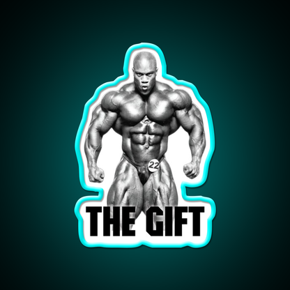 Phil Heath The Gift Bodybuilder Gym Fitness Led Neon Sign Rgb Color