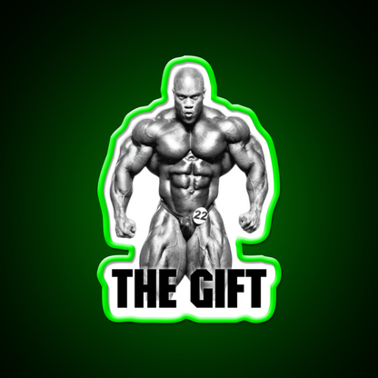 Phil Heath The Gift Bodybuilder Gym Fitness Led Neon Sign Rgb Color