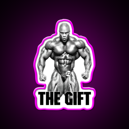 Phil Heath The Gift Bodybuilder Gym Fitness Led Neon Sign Rgb Color