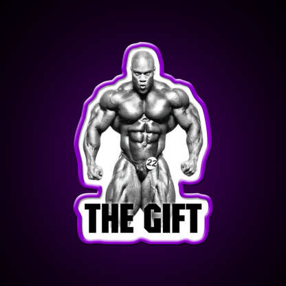 Phil Heath The Gift Bodybuilder Gym Fitness Led Neon Sign Rgb Color