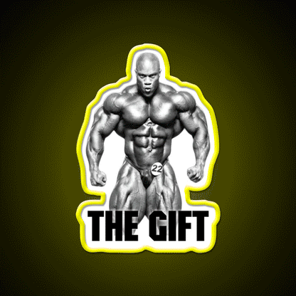 Phil Heath The Gift Bodybuilder Gym Fitness Led Neon Sign Rgb Color