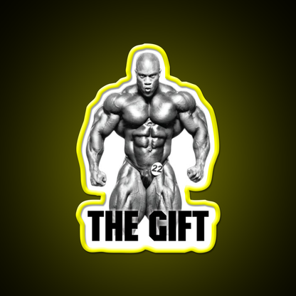 Phil Heath The Gift Bodybuilder Gym Fitness Led Neon Sign Rgb Color