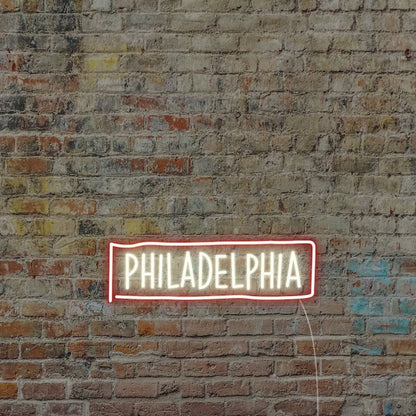 Philadelphia Led Neon Sign Wall Art | Shineneon