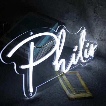 Philis White Led Neon Sign - Shineneon