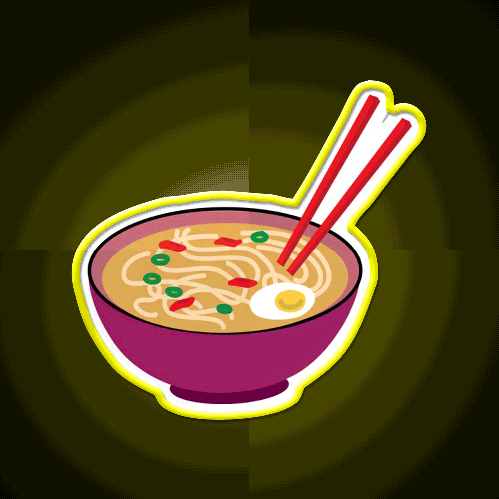 Pho Led Neon Sign Chinese Food Rgb Color