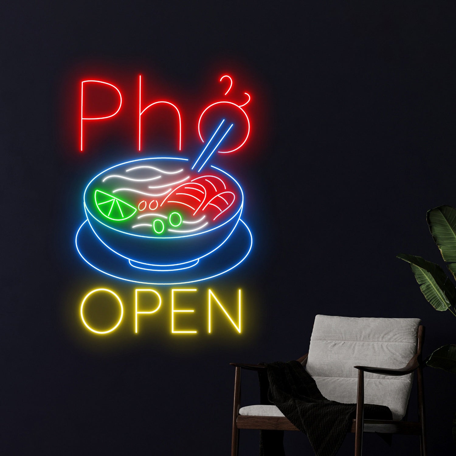 Pho Open Restaurant Led Neon Sign | Shineneon