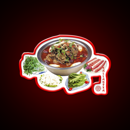 Photo Art Print Led Neon Sign Chinese Food Rgb Color