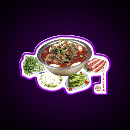 Photo Art Print Led Neon Sign Chinese Food Rgb Color - Shineneon