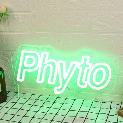 Phyto Green Led Neon Sign - Shineneon