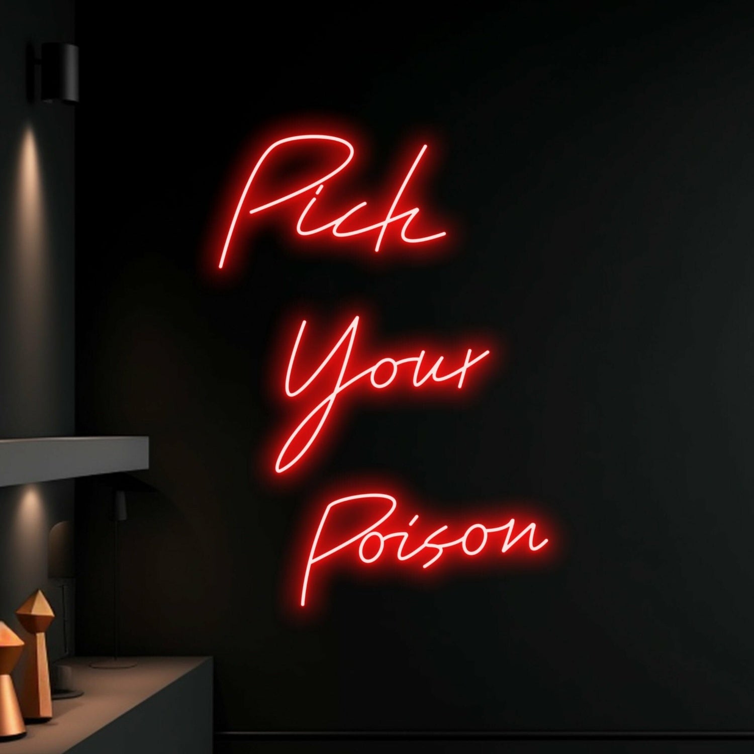 Pich Your Poison Led Neon Sign Christmas Decor | Shineneon
