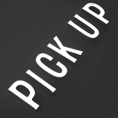 Pick Up 3D Frontlit Letters Metal Led Sign